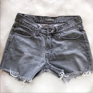Acne Jeans Reworked Denim Shorts